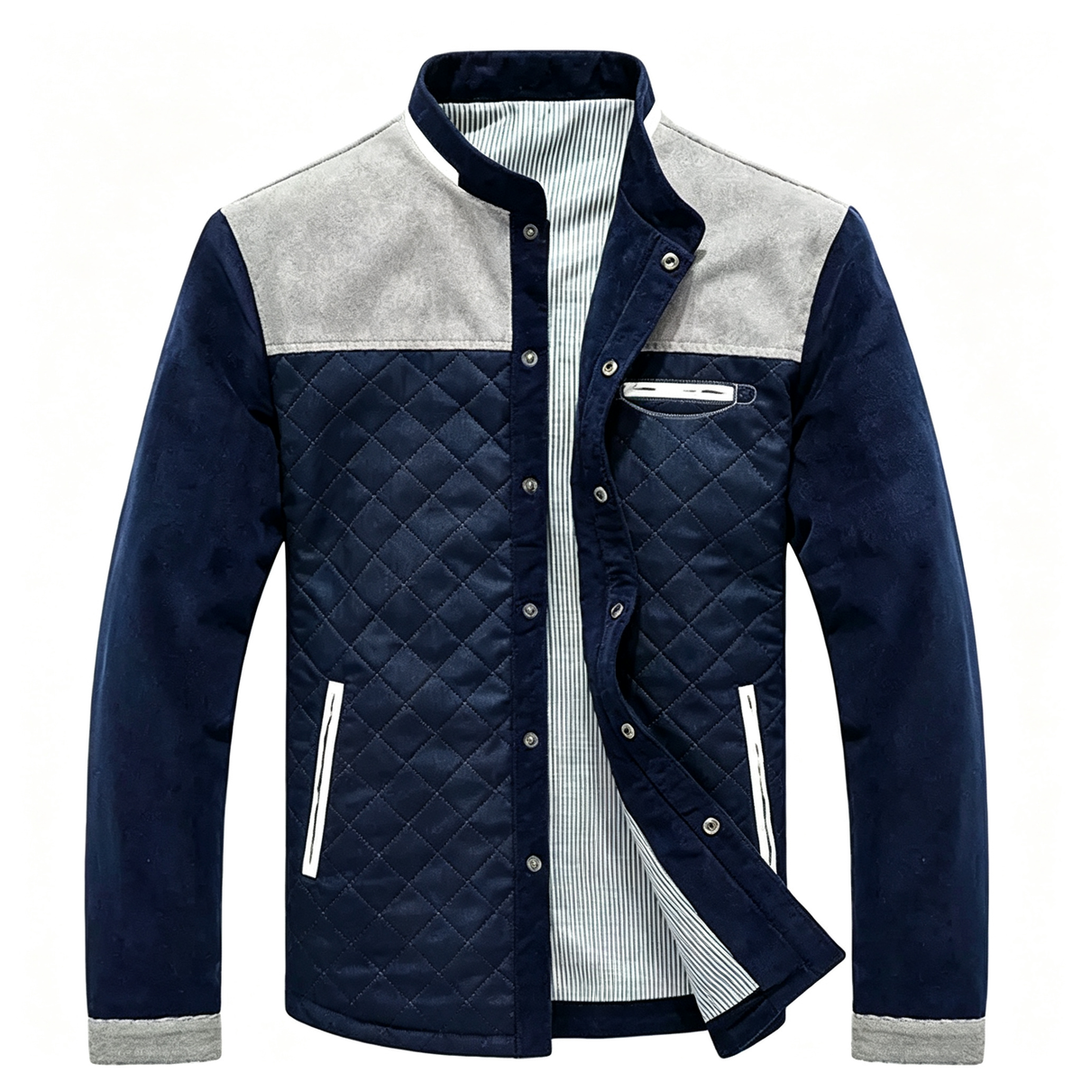 Men's Diamond Quilted Puffer Down Jacket
