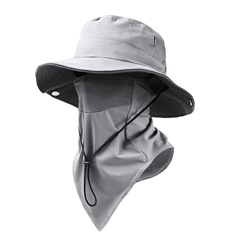 🥳2026 HEISSER VERKAUF🥳🌬️ 50 % RABATT! Atmungsaktive Fischerhut mit abnehmbarer Maske – 2-in-1-Design, Ice-Silk-Material sorgt für angenehme Kühle. Breite Krempe und Nackenschutz für 360°-Sonnenschutz. Verstellbarer Kinnriemen, windabweisend
