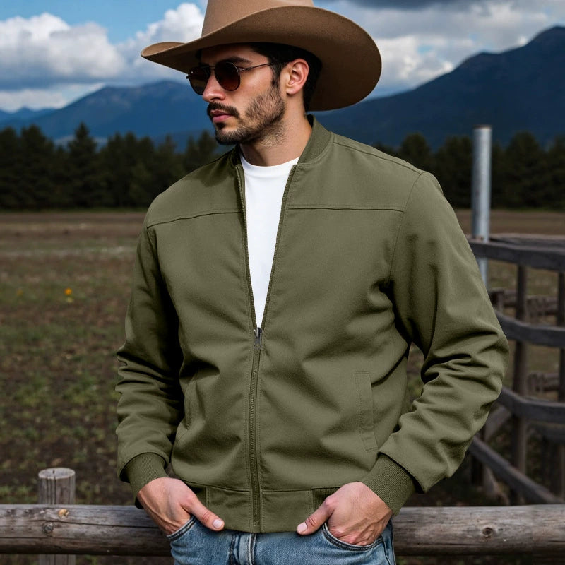🎒 LIMITED‑TIME 77% OFF! ⚡ Vintage Suede Bomber Jacket – Premium Suede Fabric, Classic Fit, Retro Style ✨