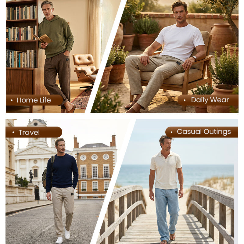 💕ONLY TODAY OFF!!💕Breathable Straight-Leg Trousers for Men