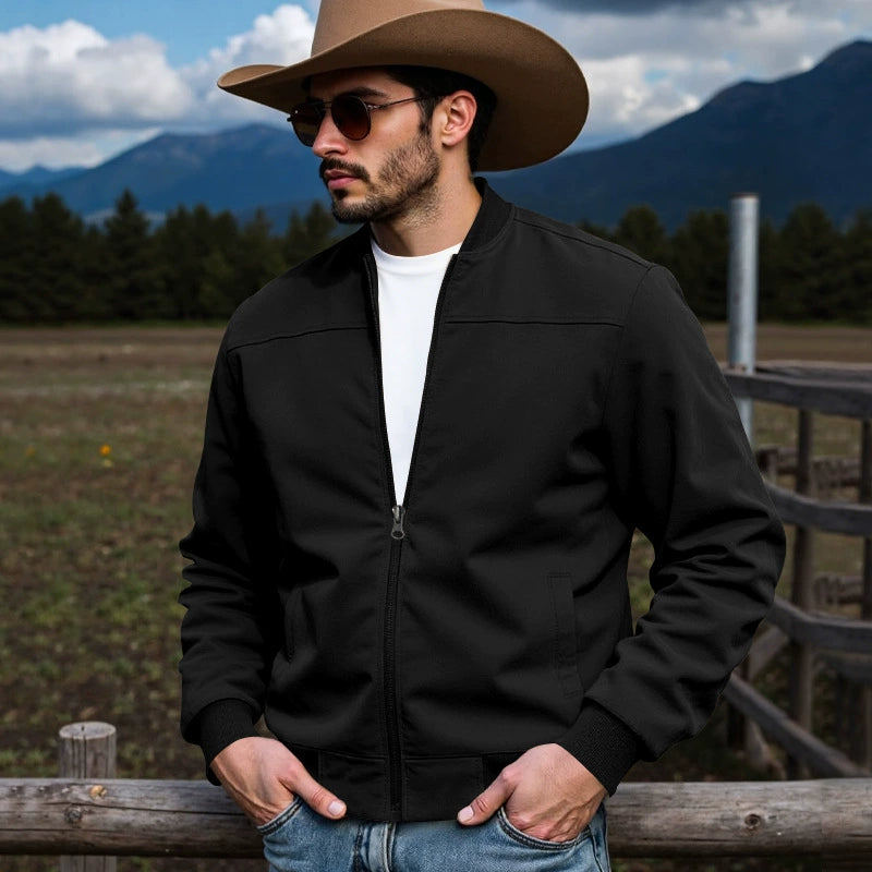 🎒 LIMITED‑TIME 77% OFF! ⚡ Vintage Suede Bomber Jacket – Premium Suede Fabric, Classic Fit, Retro Style ✨