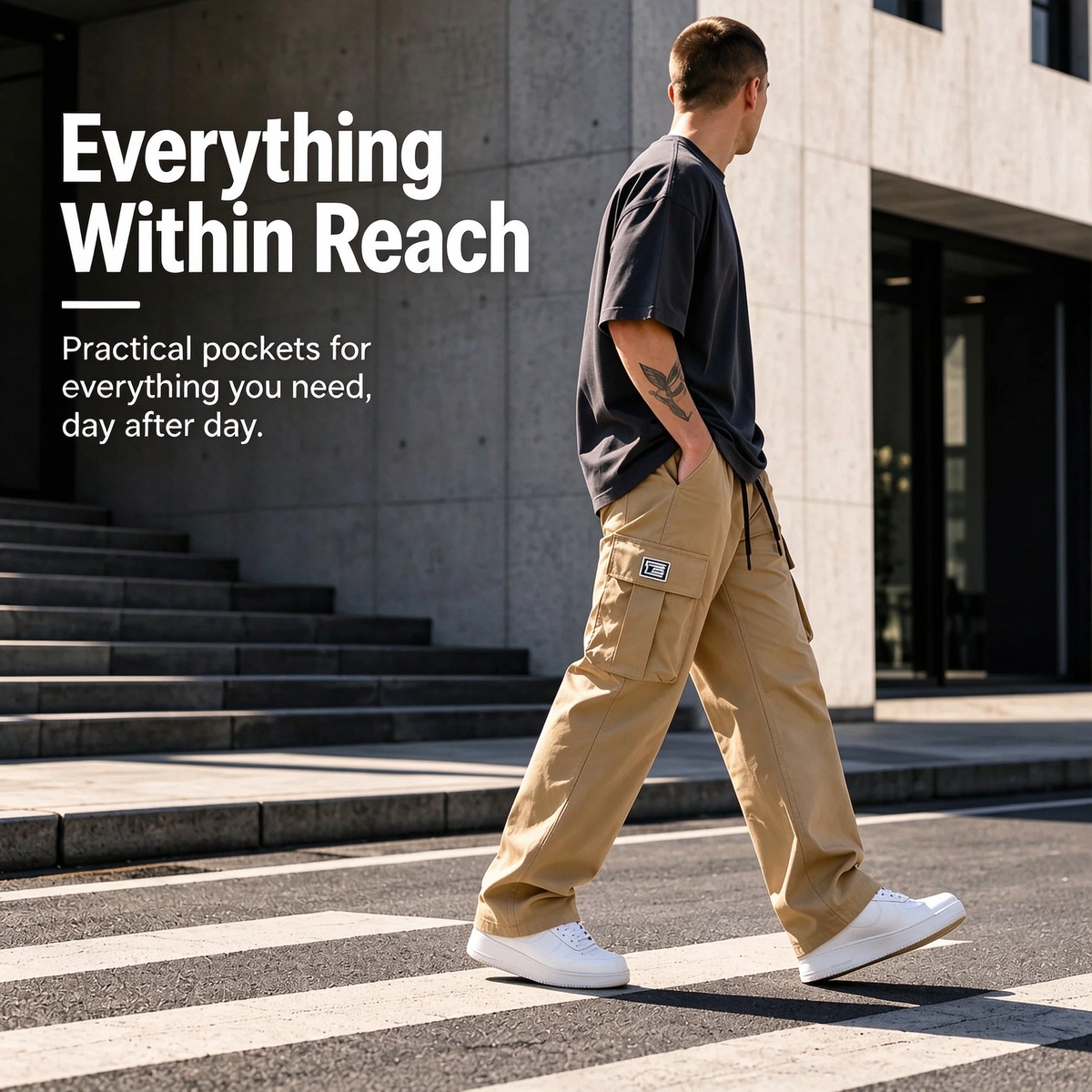 ⏳ LAST DAY 66% OFF! 🔥Men’s Relaxed Fit Cargo Pants | Multi-Pocket