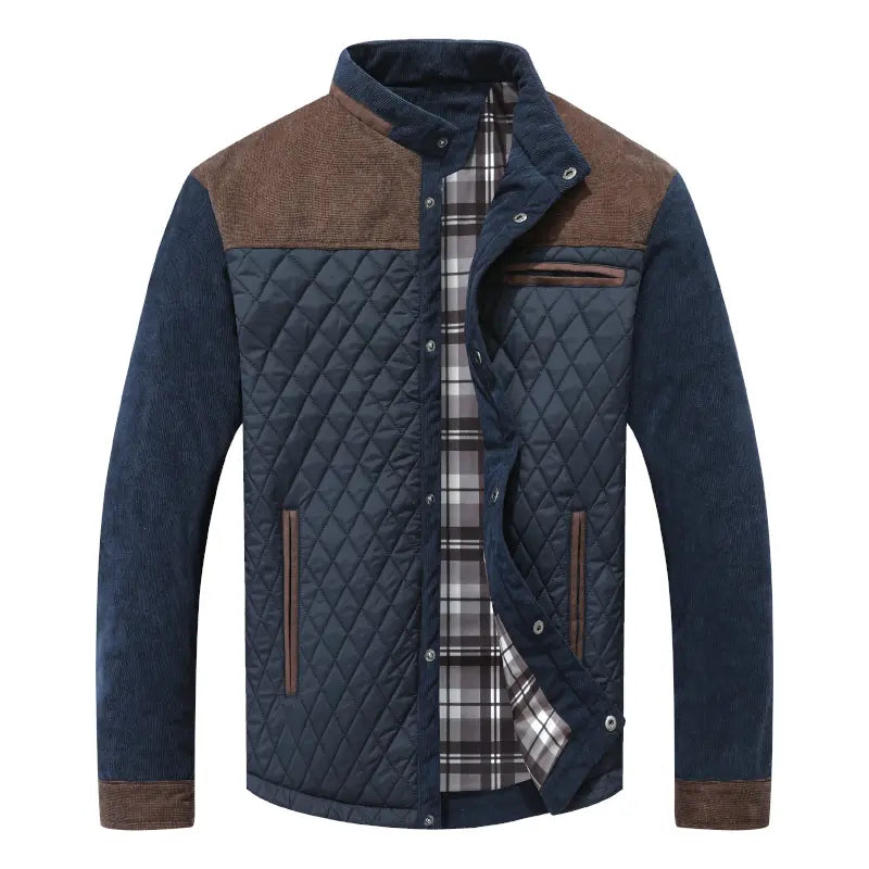 Men's Diamond Quilted Puffer Down Jacket