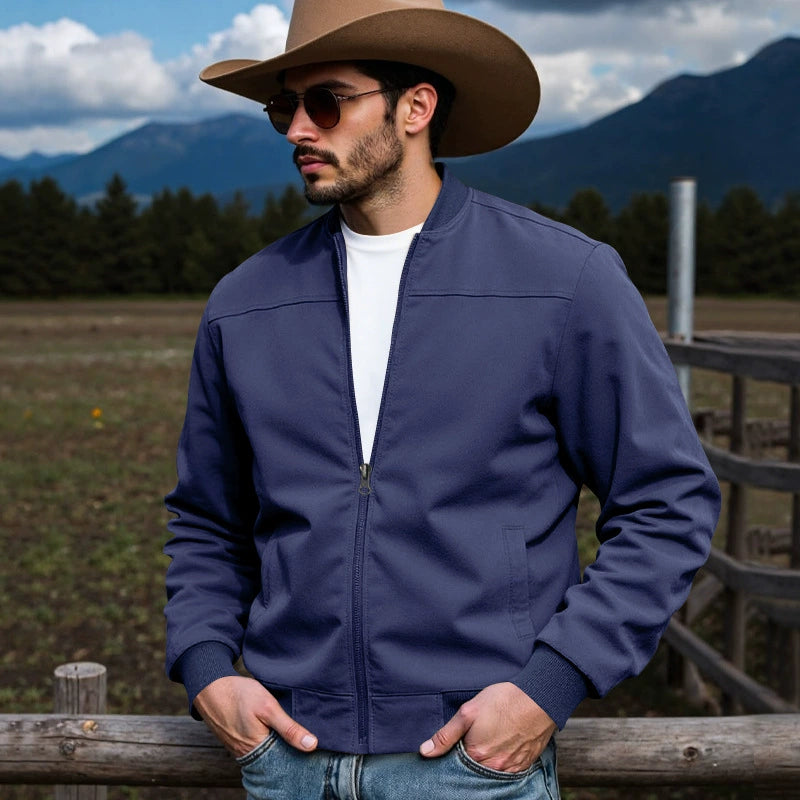 🎒 LIMITED‑TIME 77% OFF! ⚡ Vintage Suede Bomber Jacket – Premium Suede Fabric, Classic Fit, Retro Style ✨