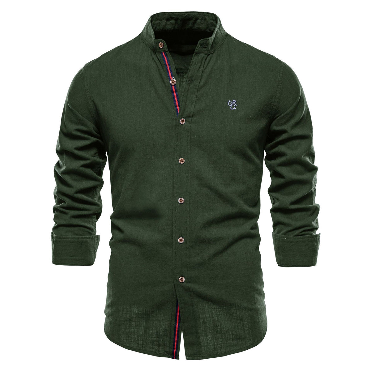 Men's 100% high quality cotton long sleeve shirt