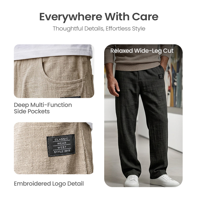 💕ONLY TODAY OFF!!💕Breathable Straight-Leg Trousers for Men