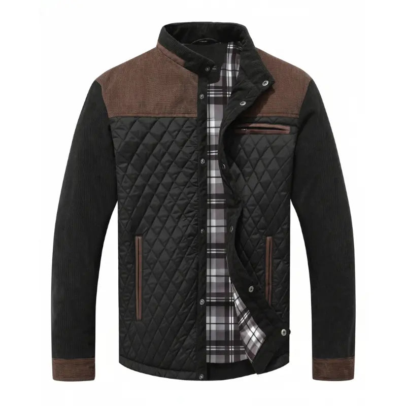 Men's Diamond Quilted Puffer Down Jacket