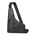 Mens Triangle Crossbody Bag Lightweight Waterproof Chest Shoulder Bag