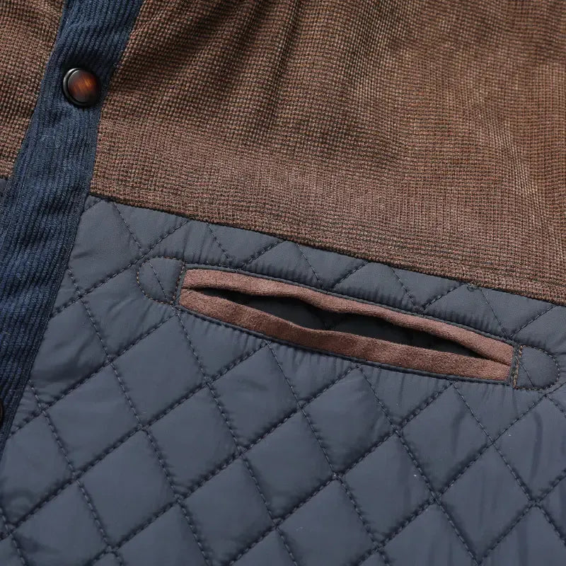 Men's Diamond Quilted Puffer Down Jacket