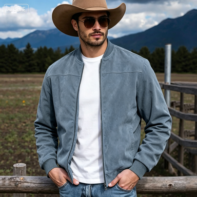 🎒 LIMITED‑TIME 77% OFF! ⚡ Vintage Suede Bomber Jacket – Premium Suede Fabric, Classic Fit, Retro Style ✨