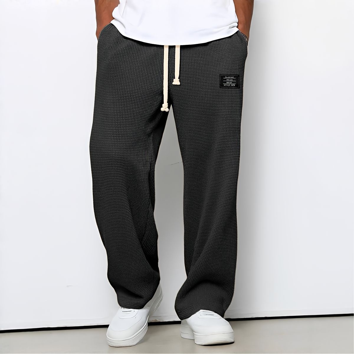 🎉2026 HOT SALE🎉66% OFF!Comfortable Men's Wide-Leg Pants with Adjustable Waistband