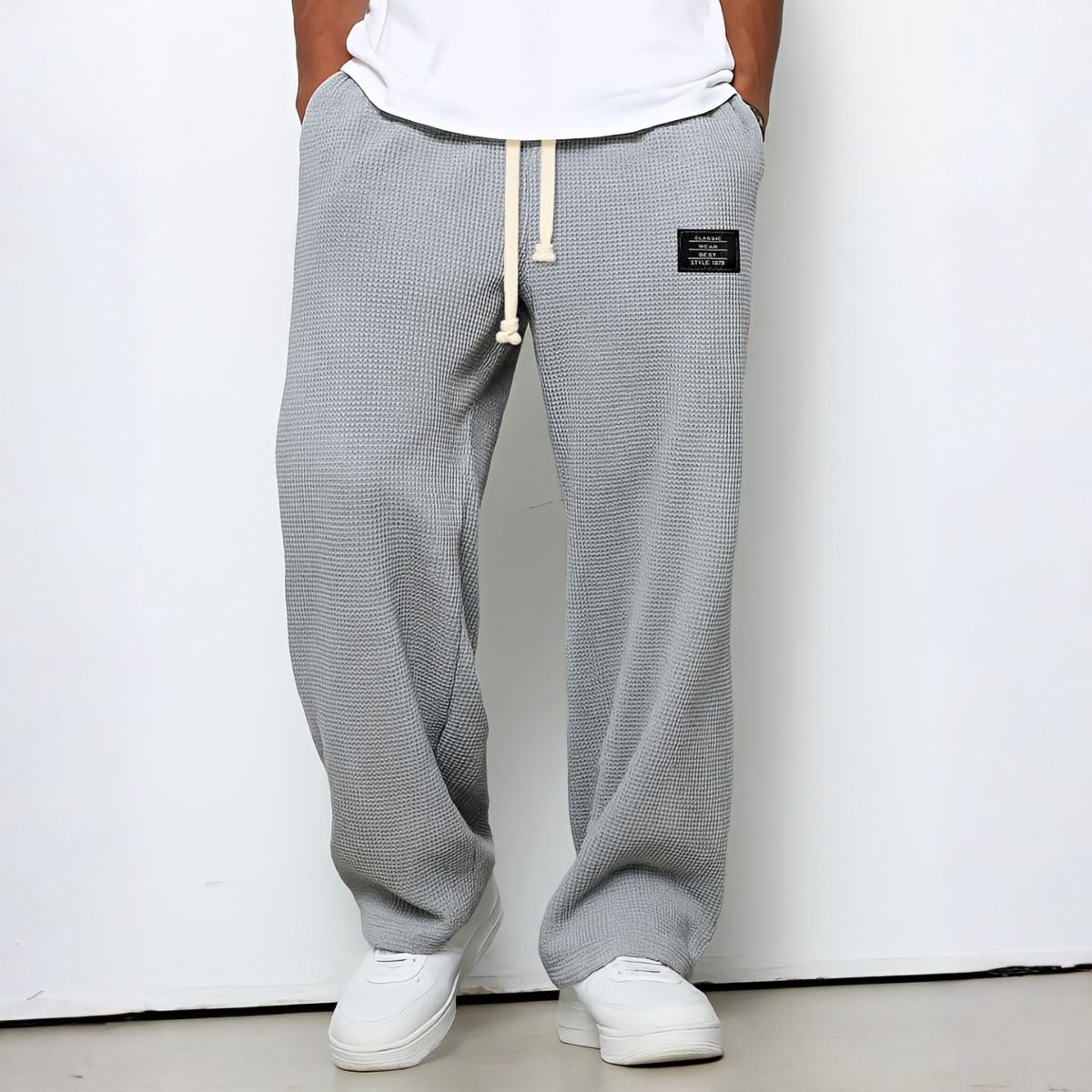 🎉2026 HOT SALE🎉66% OFF!Comfortable Men's Wide-Leg Pants with Adjustable Waistband