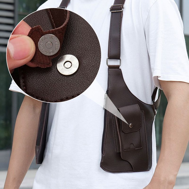🔥Heißer Neujahrsverkauf🔥Diebstahlsichere taktische Tasche mit doppeltem Schultergurt und mehreren Taschen