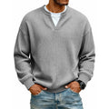 ⏳LAST DAY 66% OFF! 🔥 Timeless Comfort | Men's Textured Waffle Layered-Look Long-Sleeve Tee